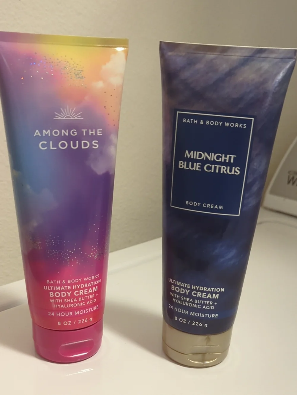 Bath & Body Works Among the Clouds Ultimate & Midnight Blue Citrus Body Cream